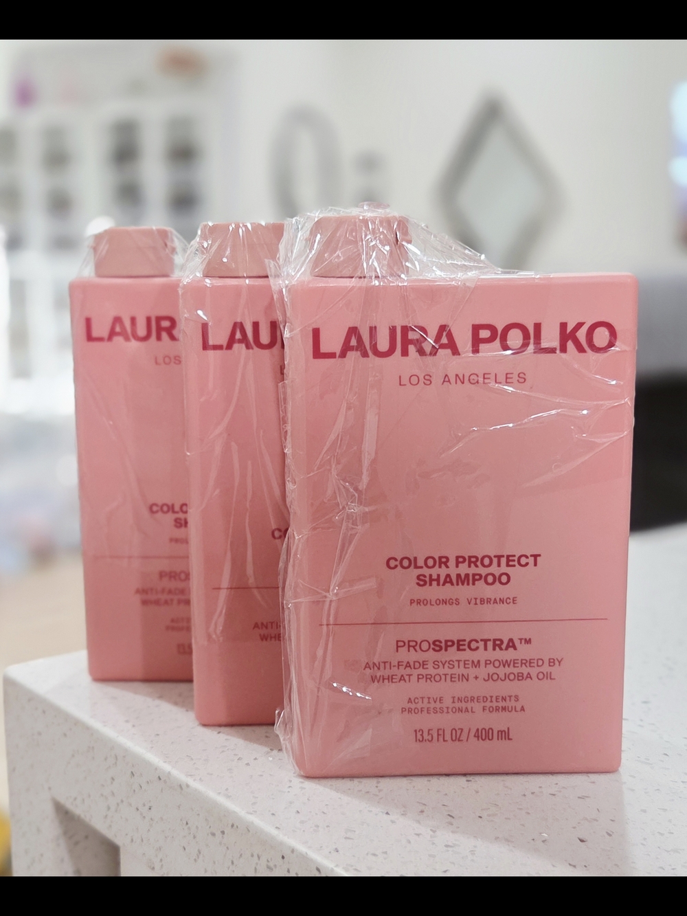 Laura Polko Color Protect Shampoo - 400ml Each X3